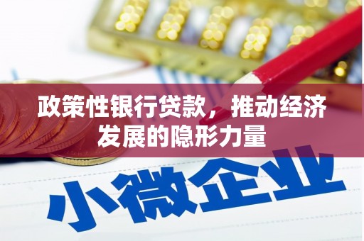 港北政策性银行贷款，推动经济发展的隐形力量