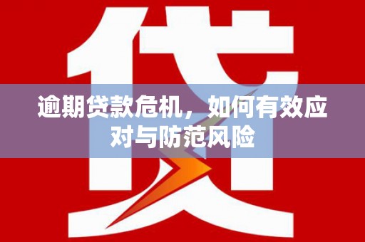 港北逾期贷款危机，如何有效应对与防范风险