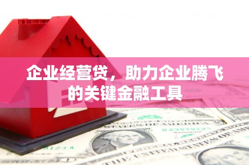 港北企业经营贷，助力企业腾飞的关键金融工具