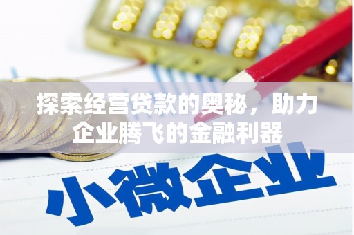 港北探索经营贷款的奥秘，助力企业腾飞的金融利器