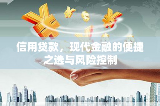 港北信用贷款，现代金融的便捷之选与风险控制