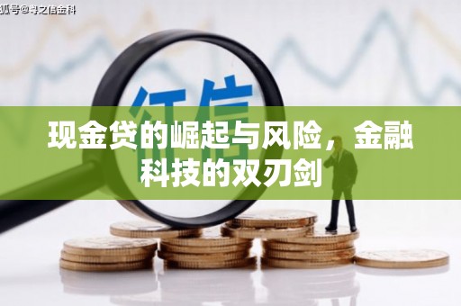 港北现金贷的崛起与风险，金融科技的双刃剑