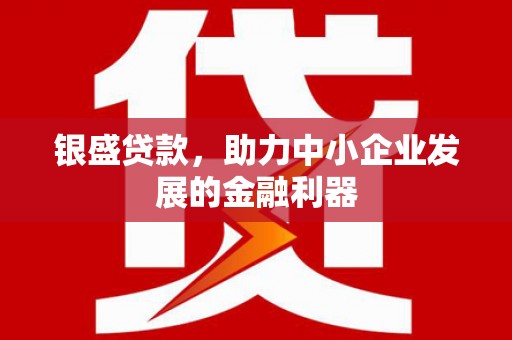 港北银盛贷款，助力中小企业发展的金融利器