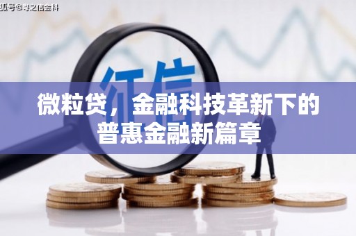 港北微粒贷，金融科技革新下的普惠金融新篇章