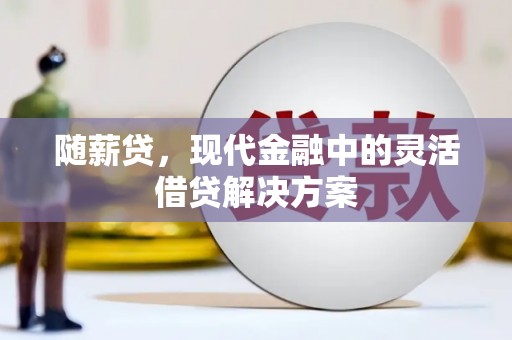 港北随薪贷，现代金融中的灵活借贷解决方案