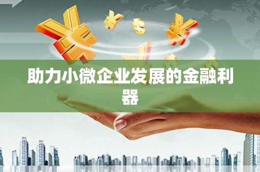 港北助力小微企业发展的金融利器