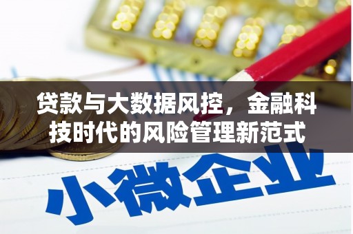 港北贷款与大数据风控，金融科技时代的风险管理新范式