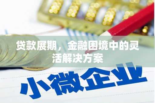 港北贷款展期，金融困境中的灵活解决方案