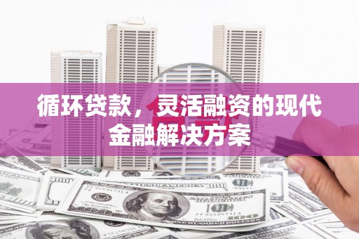 港北循环贷款，灵活融资的现代金融解决方案