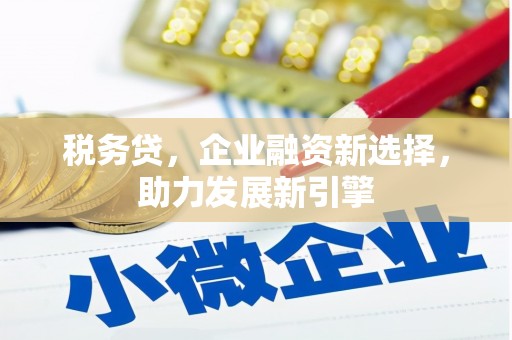 港北税务贷，企业融资新选择，助力发展新引擎