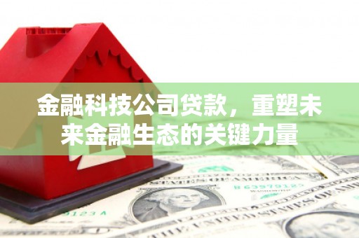 港北金融科技公司贷款，重塑未来金融生态的关键力量