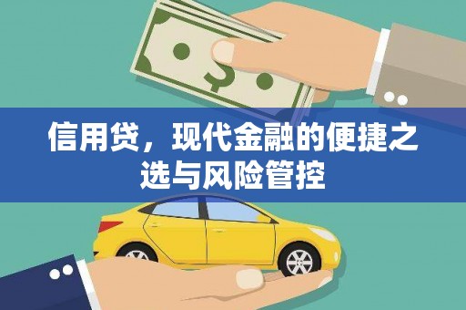 港北信用贷，现代金融的便捷之选与风险管控