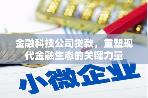 港北金融科技公司贷款，重塑现代金融生态的关键力量