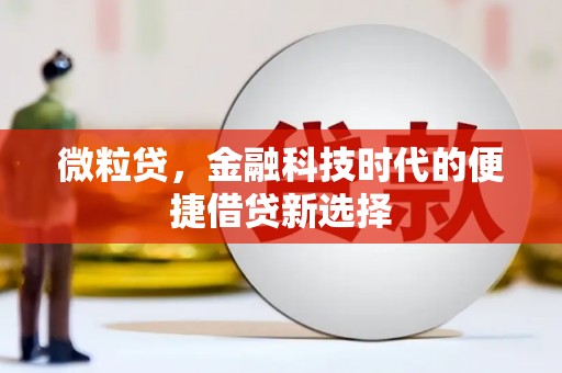 港北微粒贷，金融科技时代的便捷借贷新选择