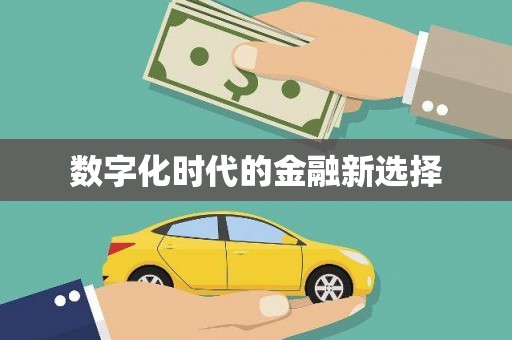 港北数字化时代的金融新选择